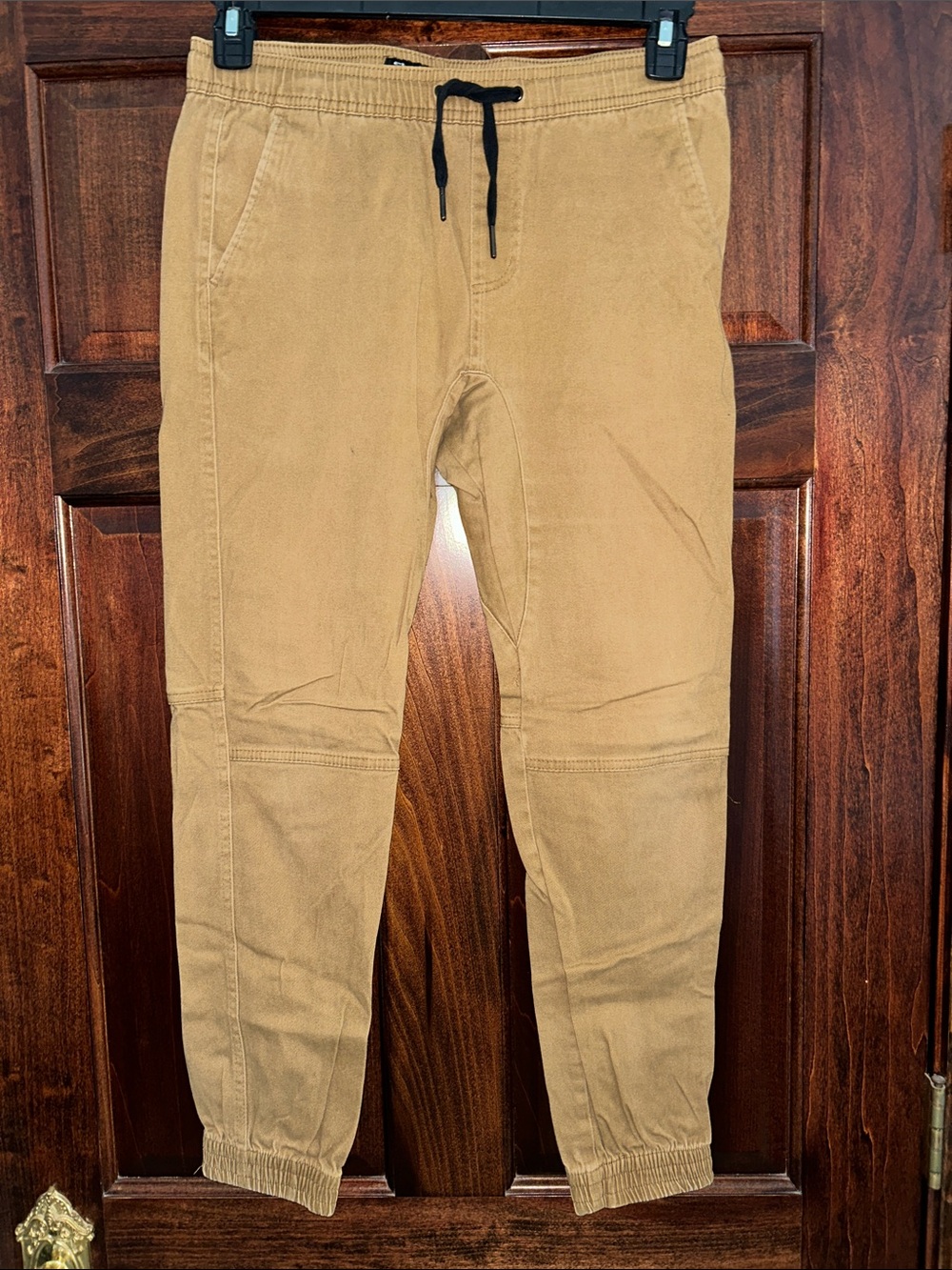 Brooklyn Cloth Men's Casual Drawstring Jogger Pants - Tan M